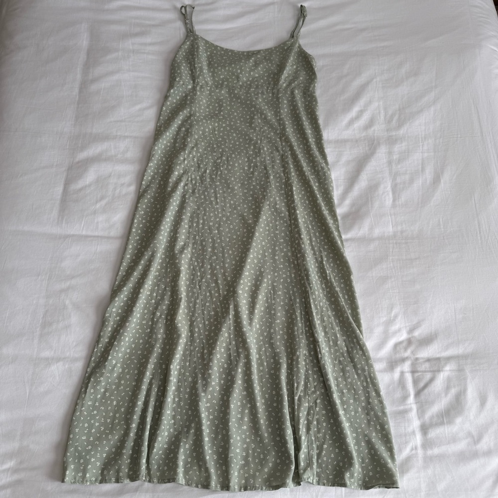 Brandy Melville Sage Green Maxi Dress
